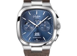 Glashütte Original Seventies Chronograph Panorama Date 1-37-02-08-02-62 (2026) - Blauw wijzerplaat 40mm Staal