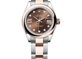 Rolex Lady-Datejust 279161 (2025) - Bruin wijzerplaat 28mm Staal