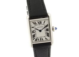 Cartier Tank WSTA0042 (2021) - Wit wijzerplaat 30mm Staal