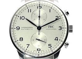 IWC Portuguese Chronograph IW371617 (2021) - Zilver wijzerplaat 41mm Staal