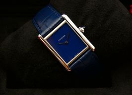 Cartier Tank WSTA0055 (2021) - Blauw wijzerplaat 26mm Staal