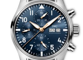 IWC Pilot Chronograph IW388120 (2026) - Blauw wijzerplaat 41mm Staal