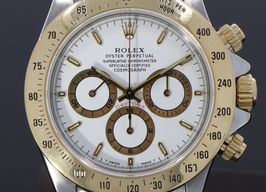 Rolex Daytona 16523 (1991) - White dial 40 mm Gold/Steel case