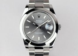 Rolex Datejust 41 126300 (2022) - Grey dial 41 mm Steel case
