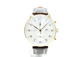 IWC Portuguese Chronograph IW371611 (2023) - Silver dial 41 mm Red Gold case