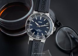 Oris Aquis Date 01 733 7732 4135-07 4 21 64FC (Onbekend (willekeurig serienummer)) - Blauw wijzerplaat 40mm Staal