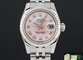 Rolex Lady-Datejust 179174 (2006) - Pearl dial 26 mm Steel case