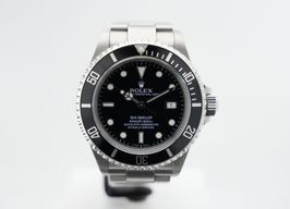 Rolex Sea-Dweller 4000 16600 (2007) - Zwart wijzerplaat 40mm Staal