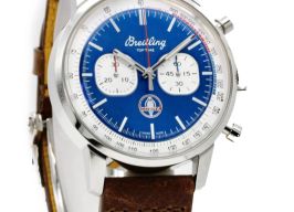 Breitling Top Time AB01763A1C1X1 (2023) - Blauw wijzerplaat 41mm Staal