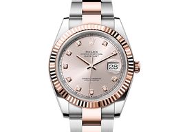 Rolex Datejust 41 126331 (2025) - Roze wijzerplaat 41mm Staal