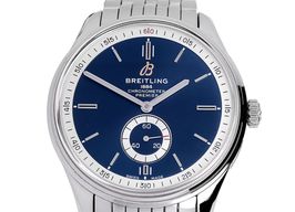 Breitling Premier Automatic 40 A37340351C1A1 (2022) - Blauw wijzerplaat 40mm Staal