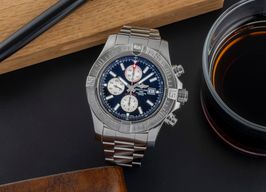 Breitling Super Avenger II A13371 (2017) - Black dial 48 mm Steel case