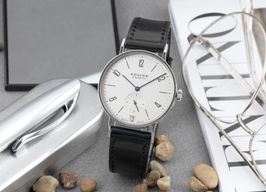 NOMOS Tangente 107 (2006) - Wit wijzerplaat 35mm Staal