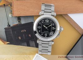 Cartier Pasha C W31043M7 (2005) - Black dial 35 mm Steel case