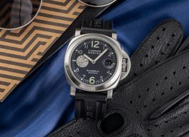 Panerai Luminor Marina Automatic PAM00086 (Onbekend (willekeurig serienummer)) - Blauw wijzerplaat 44mm Staal