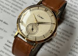 Cartier Unknown Unknown (Unknown (random serial)) - Silver dial 34 mm Yellow Gold case