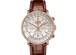 Breitling Navitimer 1 B01 Chronograph RB0139631G1P1 (2024) - Wit wijzerplaat 41mm Roodgoud