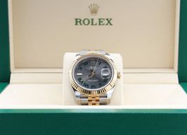 Rolex Datejust 41 126333 (Onbekend (willekeurig serienummer)) - Grijs wijzerplaat 41mm Goud/Staal