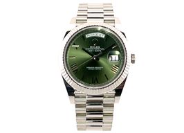 Rolex Day-Date 40 228239 (2020) - Groen wijzerplaat 40mm Witgoud