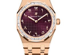 Audemars Piguet Royal Oak 67656OR.ZZ.1261OR.01 (2025) - Paars wijzerplaat 33mm Roségoud