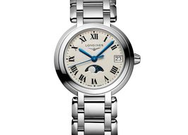 Longines PrimaLuna L8.116.4.71.6 (2024) - Zilver wijzerplaat 34mm Staal