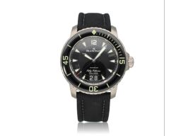 Blancpain Fifty Fathoms 5050-12B30-98B (2026) - Zwart wijzerplaat 46mm Titanium