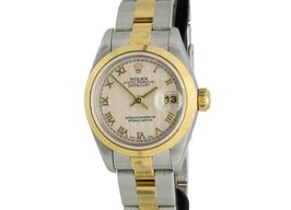 Rolex Lady-Datejust 69163 (1996) - Beige dial 26 mm Gold/Steel case
