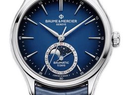 Baume & Mercier Clifton M0A10833 (2026) - Blauw wijzerplaat 34mm Staal