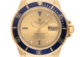 Rolex Submariner Date 16618 (1988) - 40mm Geelgoud