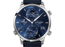 Glashütte Original Senator Cosmopolite 1-89-02-05-02-64 (2026) - Blauw wijzerplaat 44mm Staal