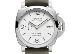 Panerai Luminor Marina PAM01314 (2023) - Wit wijzerplaat 44mm Staal