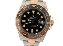 Rolex GMT-Master II 126711CHNR (2020) - Zwart wijzerplaat 40mm Goud/Staal