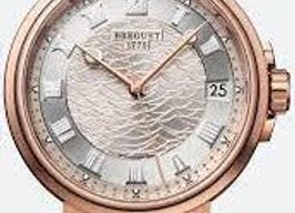 Breguet Marine 5517BR/12/9ZU (2026) - Zilver wijzerplaat 40mm Roségoud