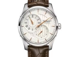 Hamilton Jazzmaster Regulator H42615551 (2025) - Wit wijzerplaat 42mm Staal