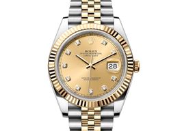 Rolex Datejust 41 126333-0012 (2024) - Champagne dial 41 mm Gold/Steel case