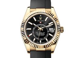 Rolex Sky-Dweller 336238 (2025) - Black dial 42 mm Yellow Gold case