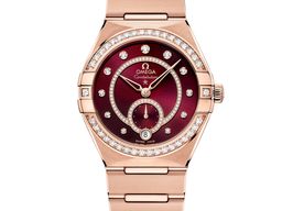 Omega Constellation Petite Seconde 131.55.34.20.61.001 (2025) - Red dial 34 mm Rose Gold case