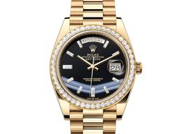 Rolex Day-Date 40 228348RBR-0039 (2024) - Black dial 40 mm Yellow Gold case