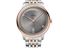 Omega De Ville 434.20.40.20.06.001 (2025) - Grijs wijzerplaat 40mm Goud/Staal
