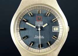 Omega Genève 198.021 (1972) - Blue dial 44 mm Steel case