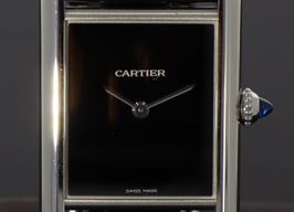 Cartier Tank WSTA0072 (2023) - Black dial 26 mm Steel case