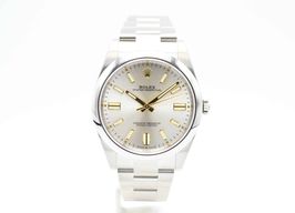 Rolex Oyster Perpetual 41 124300 (2024) - Zilver wijzerplaat 41mm Staal