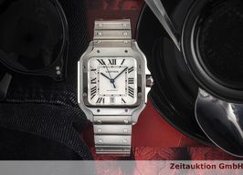 Cartier Santos WSSA0018 (Onbekend (willekeurig serienummer)) - Zilver wijzerplaat 40mm Staal