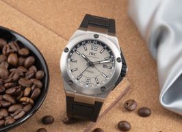IWC Ingenieur Dual Time IW326403 (Unknown (random serial)) - Grey dial 45 mm Titanium case
