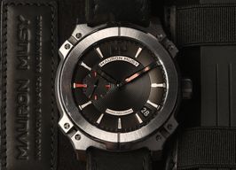 Mauron Musy Henry Dunant MU03-111 (Unknown (random serial)) - Black dial 44 mm Titanium case