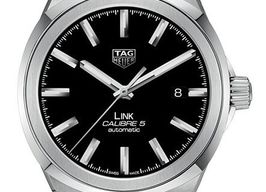 TAG Heuer Link Calibre 5 WBC2110.BA0603 (2025) - Black dial 41 mm Steel case