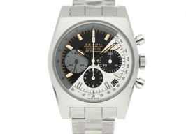 Zenith Chronomaster Original 95.L384.400/50.M384 (2022) - Zwart wijzerplaat 37mm Titanium