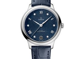 Omega De Ville 434.13.34.20.53.002 (2025) - Blauw wijzerplaat 34mm Staal