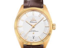 Omega Globemaster 130.53.39.21.02.002 (2024) - Silver dial 39 mm Yellow Gold case