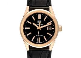 TAG Heuer Carrera Lady WBG1351.FC6418 (2025) - Zwart wijzerplaat 36mm Goud/Staal